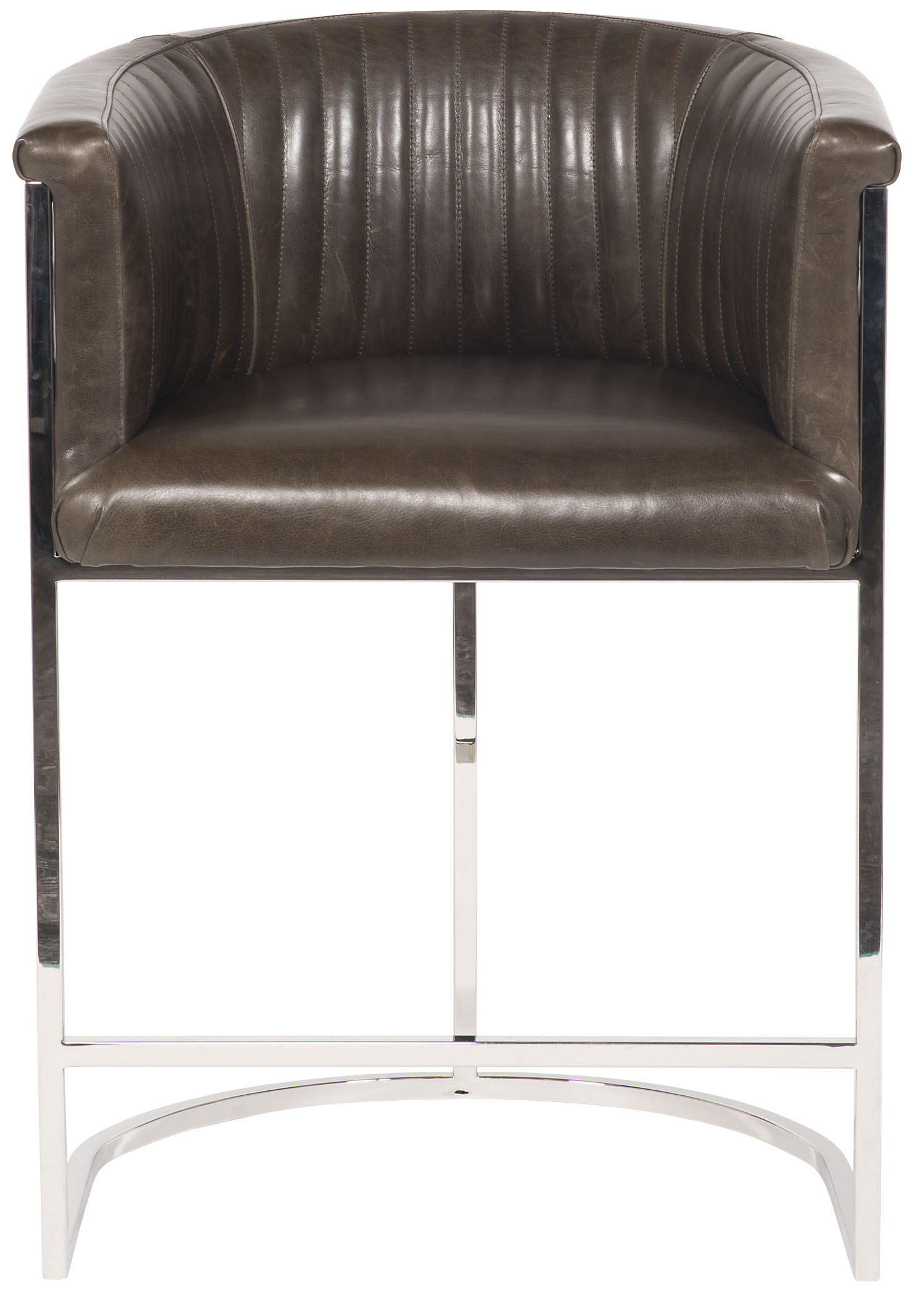  Harrison Channel Back Metal Bar Stool 