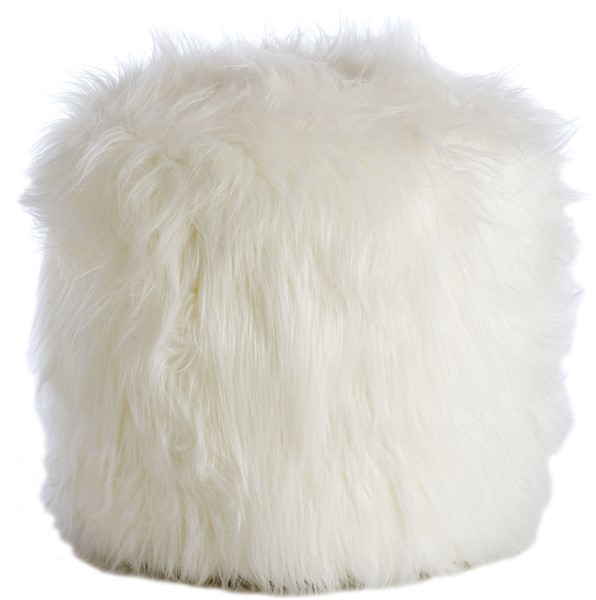 Tootsie Shaggy Chic Ottoman 