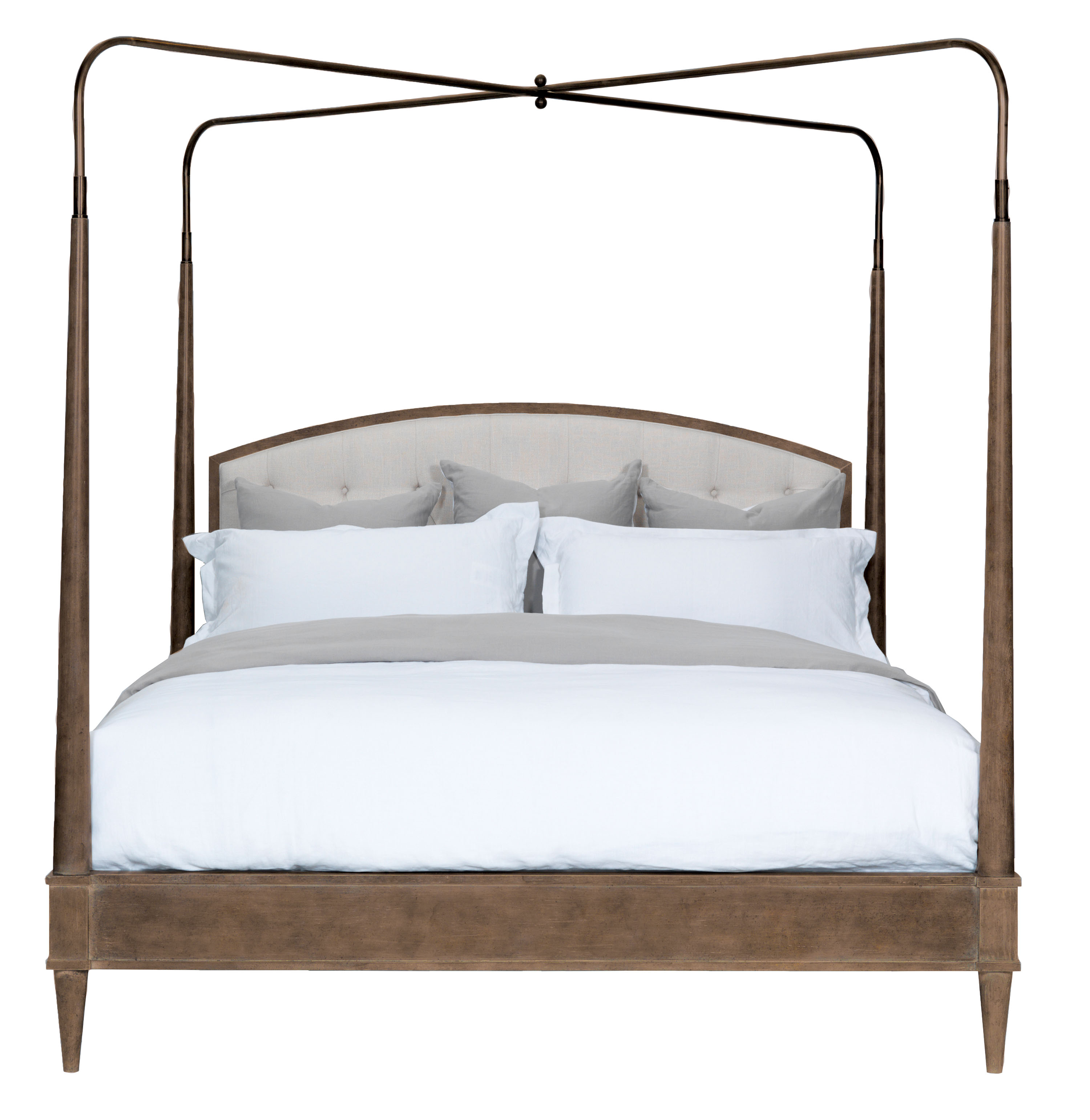  Anderkit Tufted Headboard King Bed 