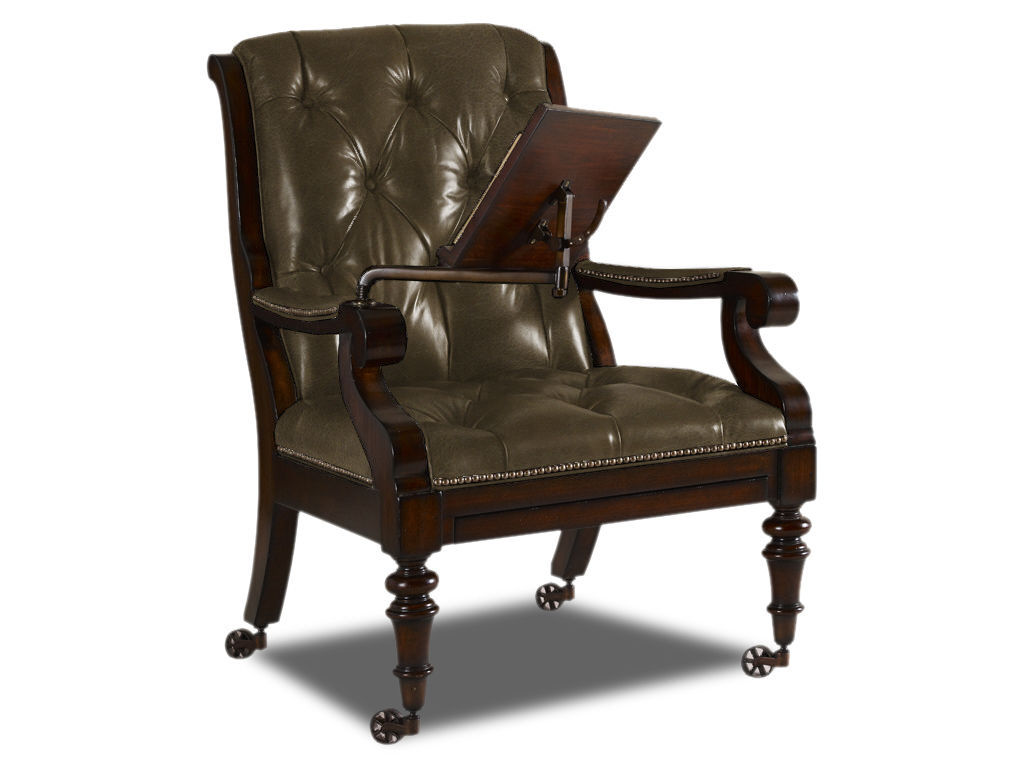  Kalahari Tufted Back Leather Reading Chair 
