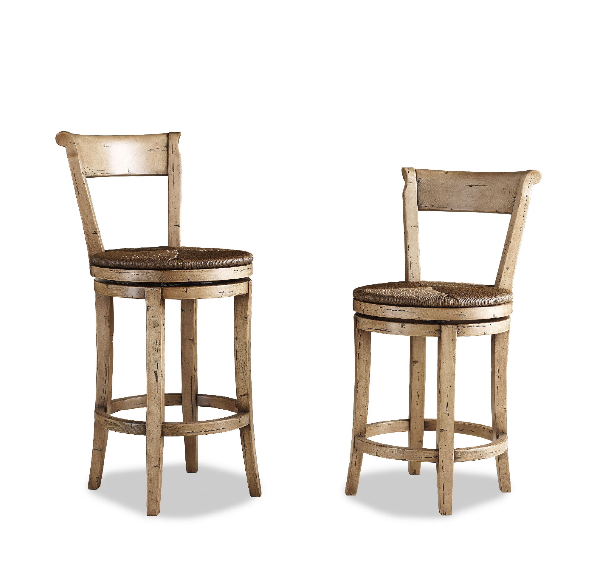  Hartford Rushseat Swivel Barstool 