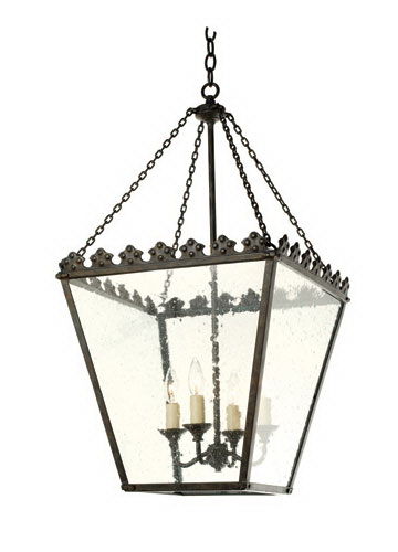  Hand Forged Iron Lantern 