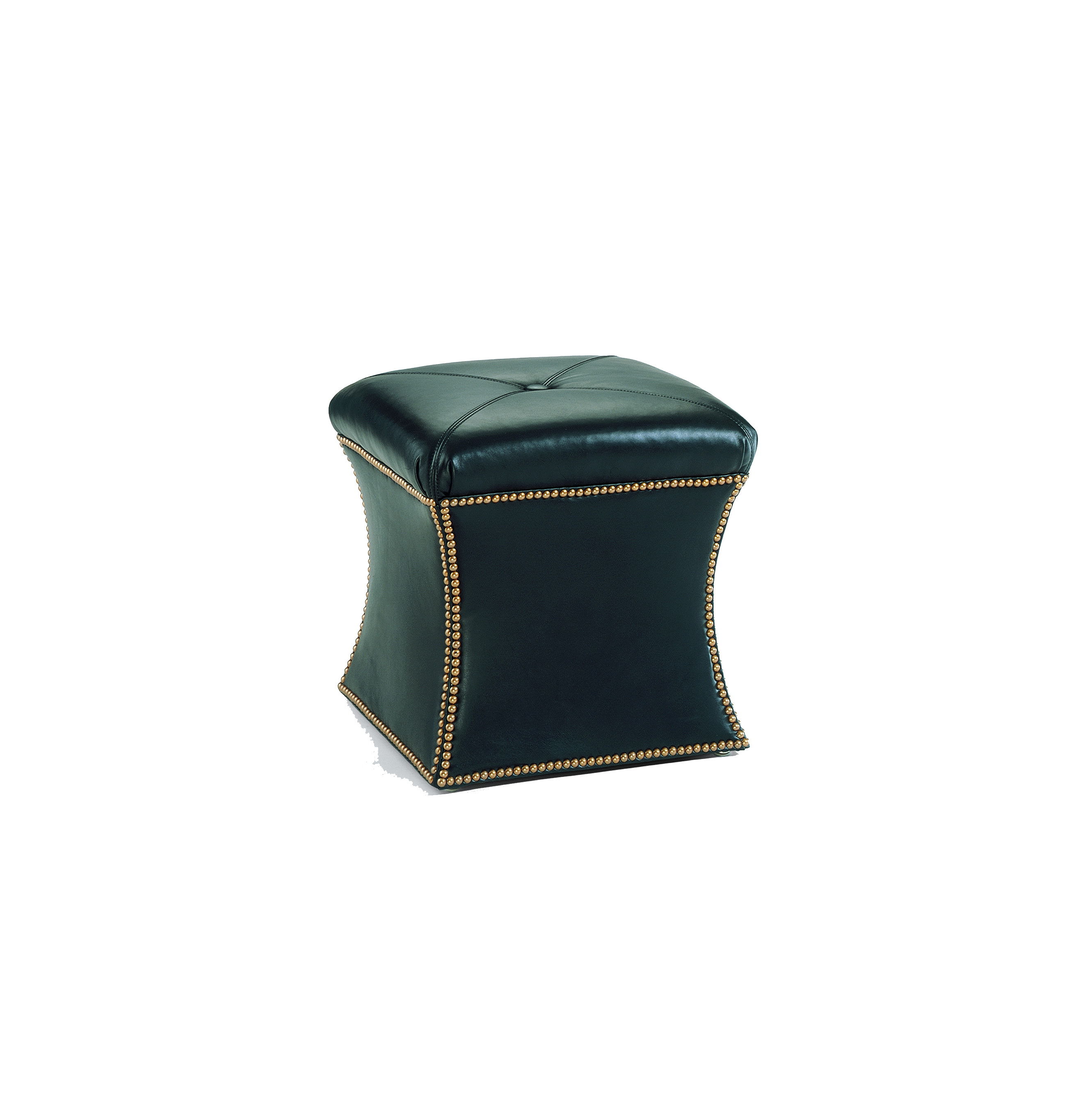  Hourglass Ottoman (Leather) 