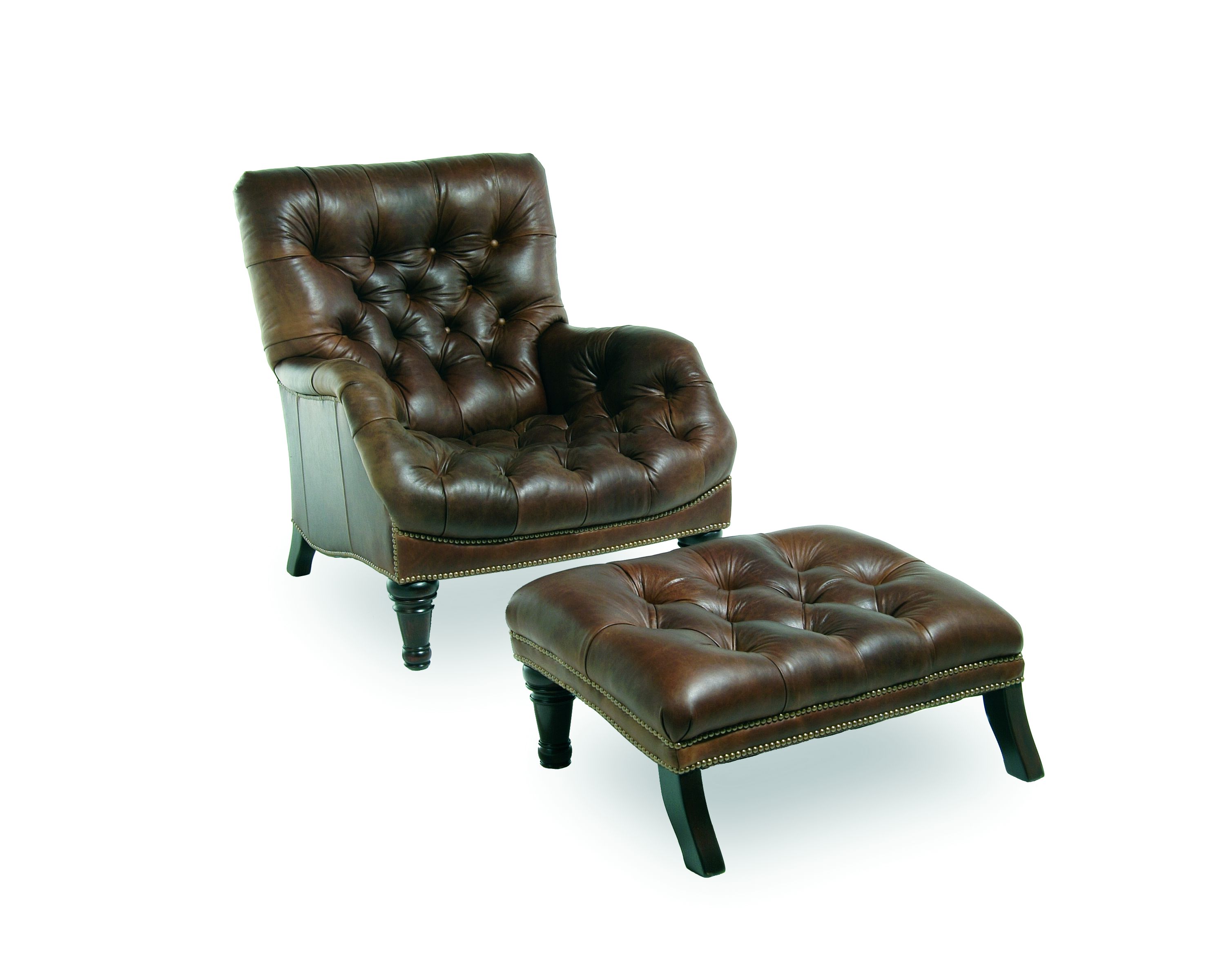  Sleepy Hollow Ottoman (Leather) 