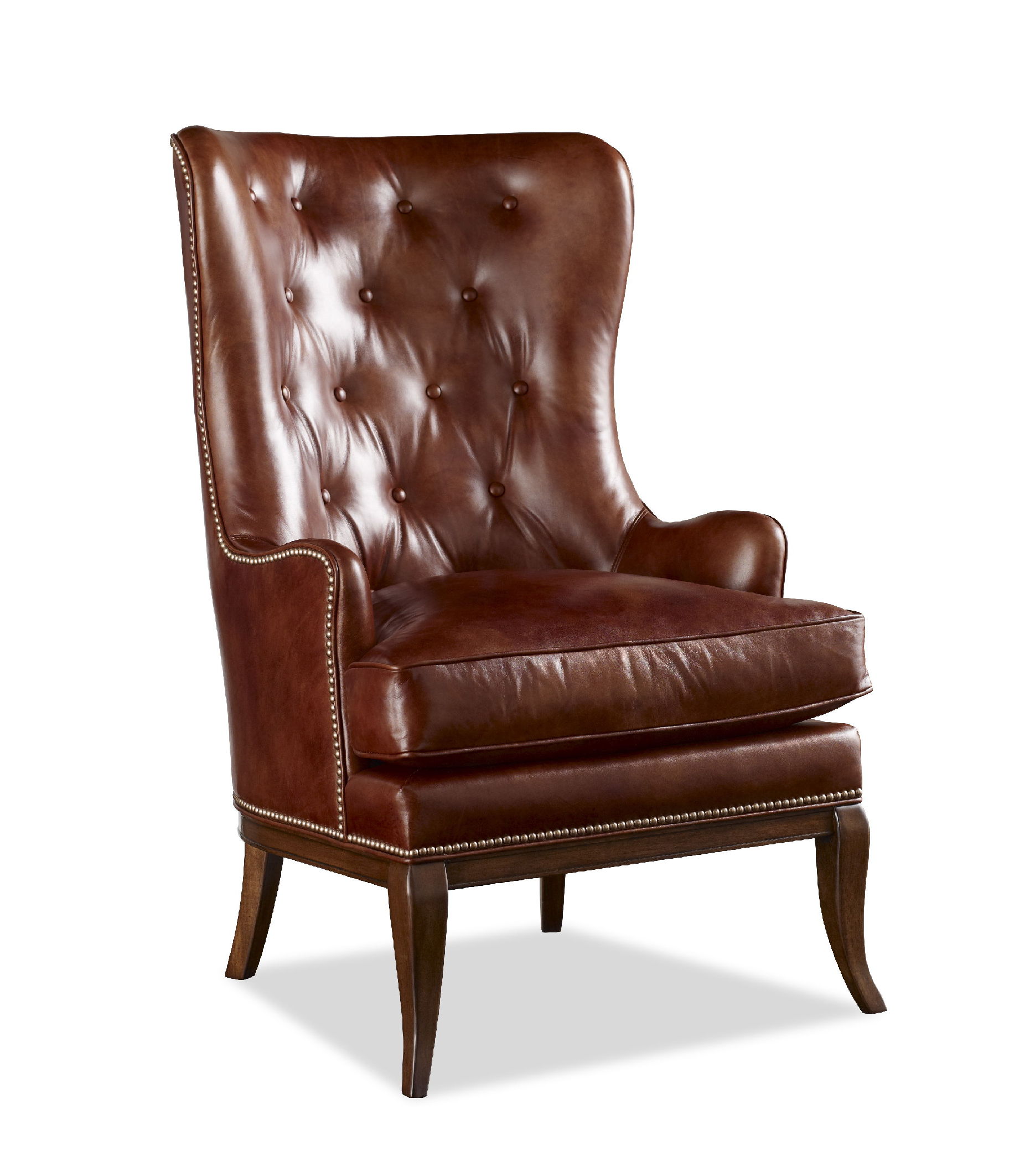  Sherman Wing Chair (Leather) 