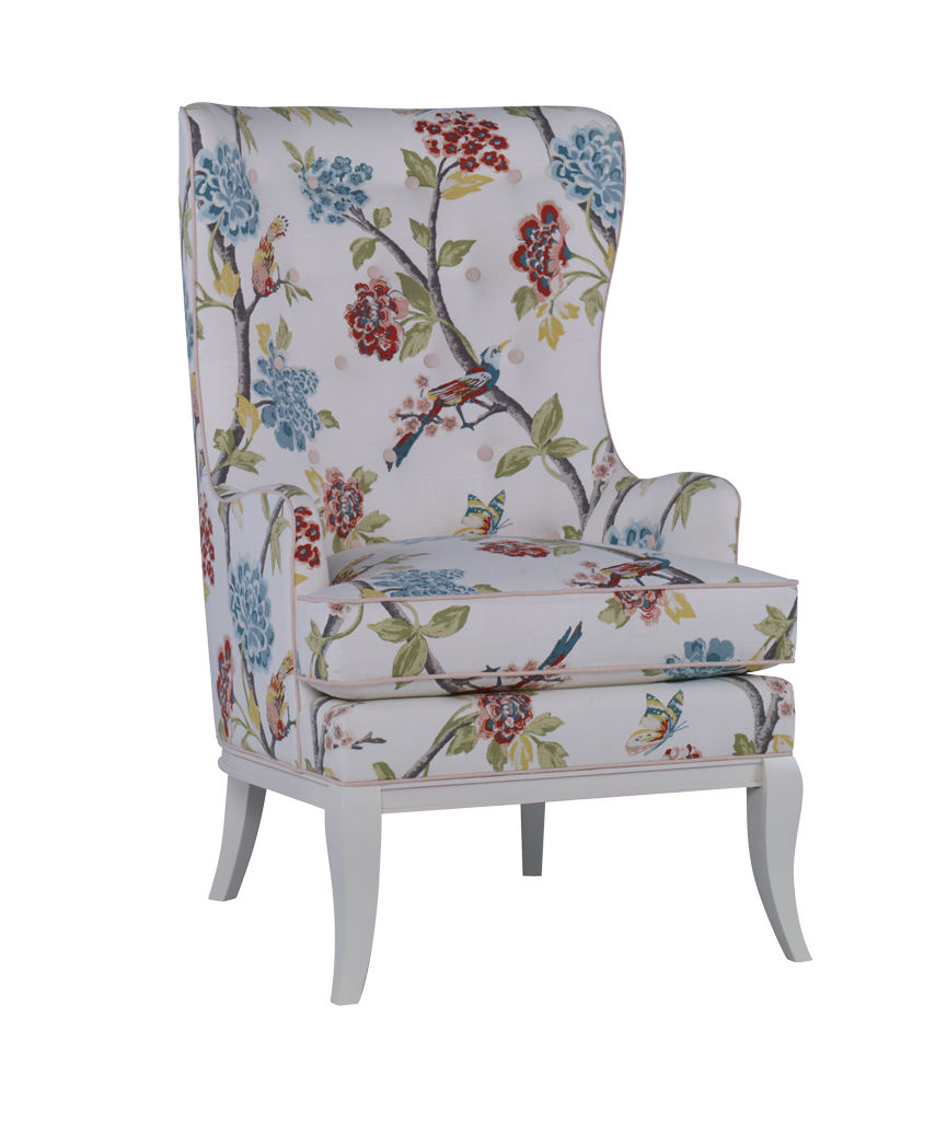  Sherman Wing Chair (Fabric) 