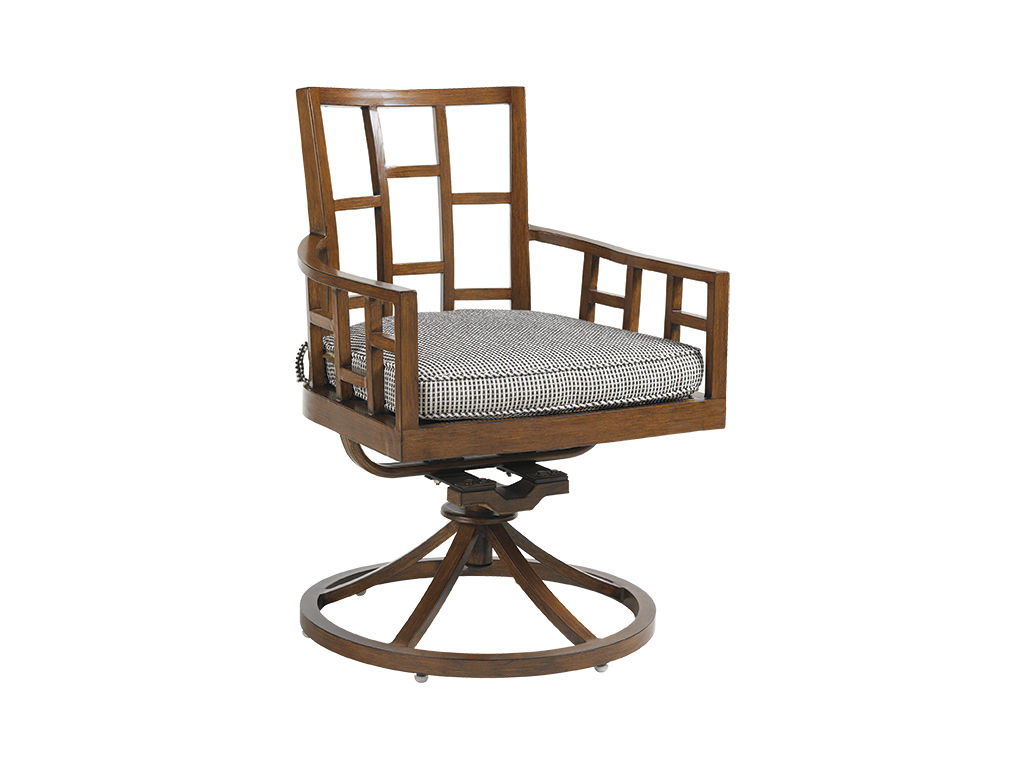 Tommy Bahama Outdoor Living Swivel Rocker Dining Chair 