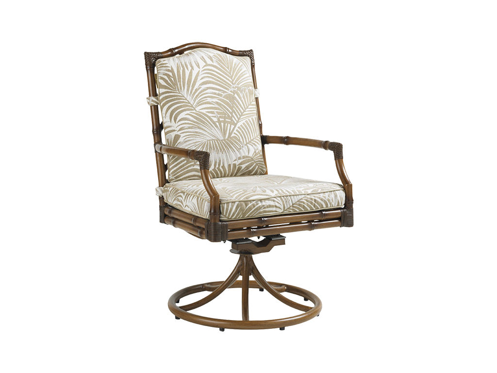 Tommy Bahama Outdoor Living Swivel Rocker Dining Chair 