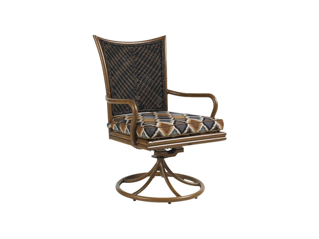 Tommy Bahama Outdoor Living Swivel Rocker Dining Chair 