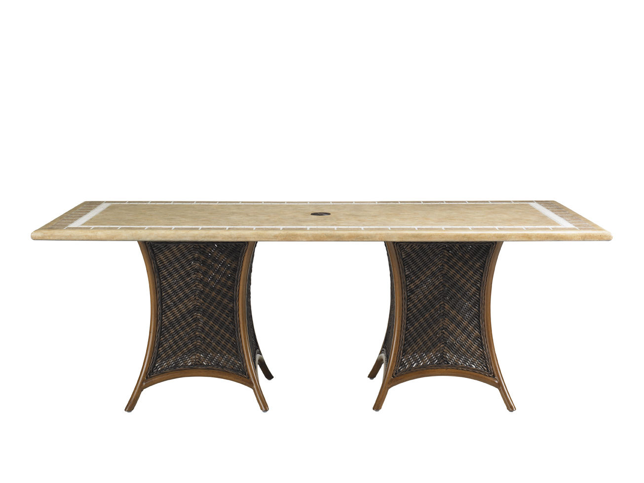 Tommy Bahama Outdoor Living Dbl Pedestal Table Base 