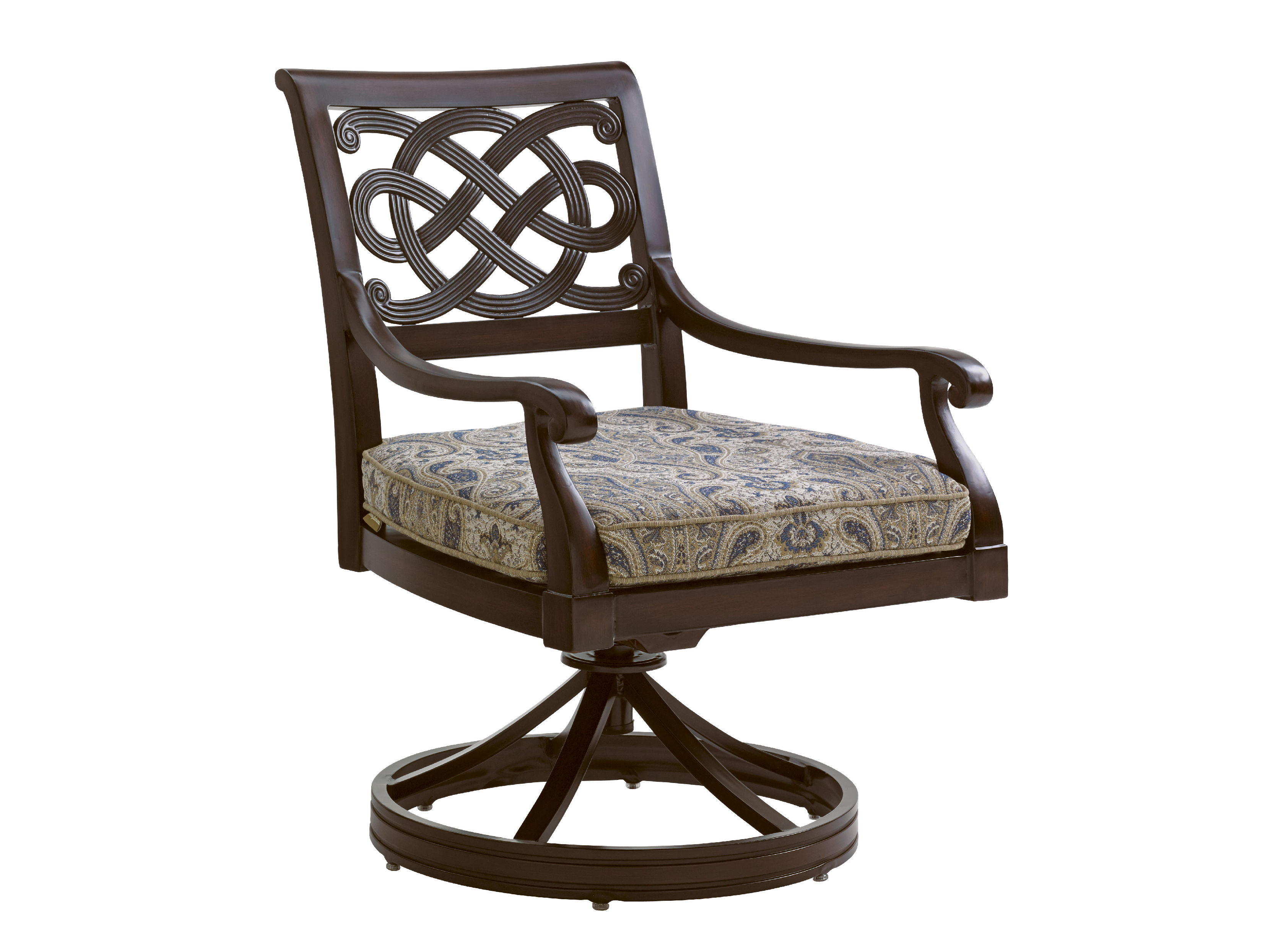 Tommy Bahama Outdoor Living Swivel Rocker Dining Chair 