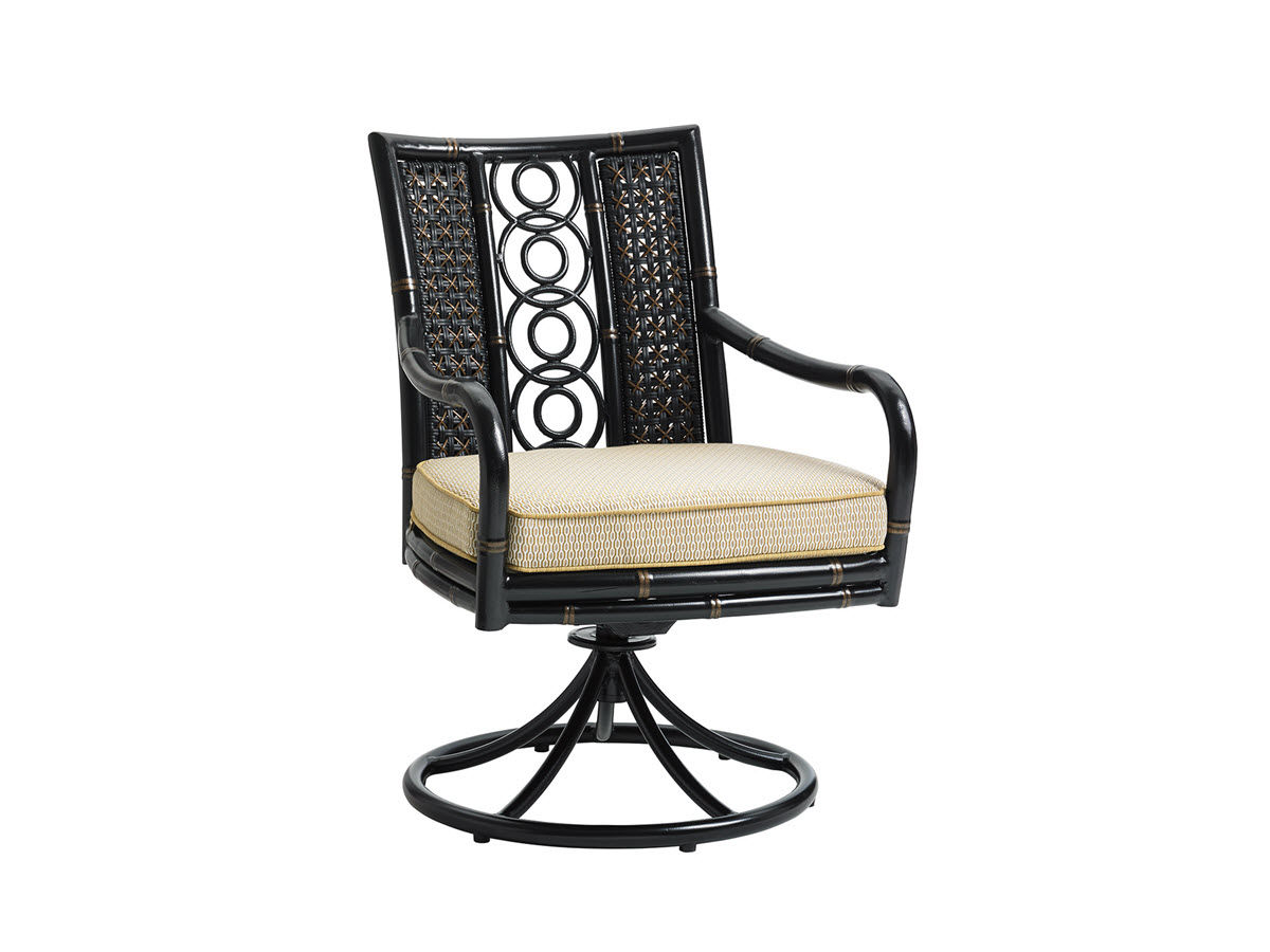 Tommy Bahama Outdoor Living Swivel Rocker Dining Chair 