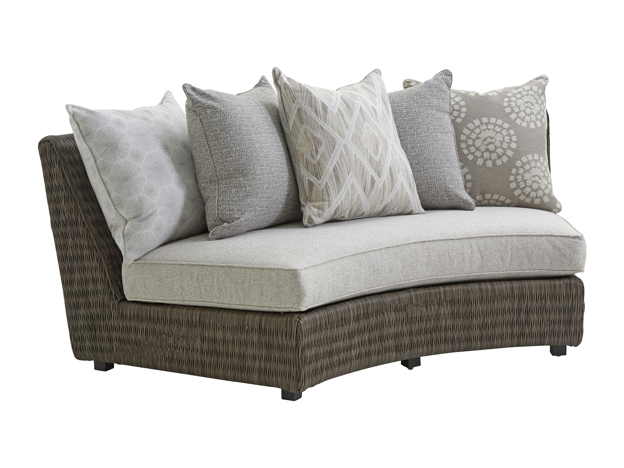 Tommy Bahama Outdoor Living Scatterback Armless Sofa 