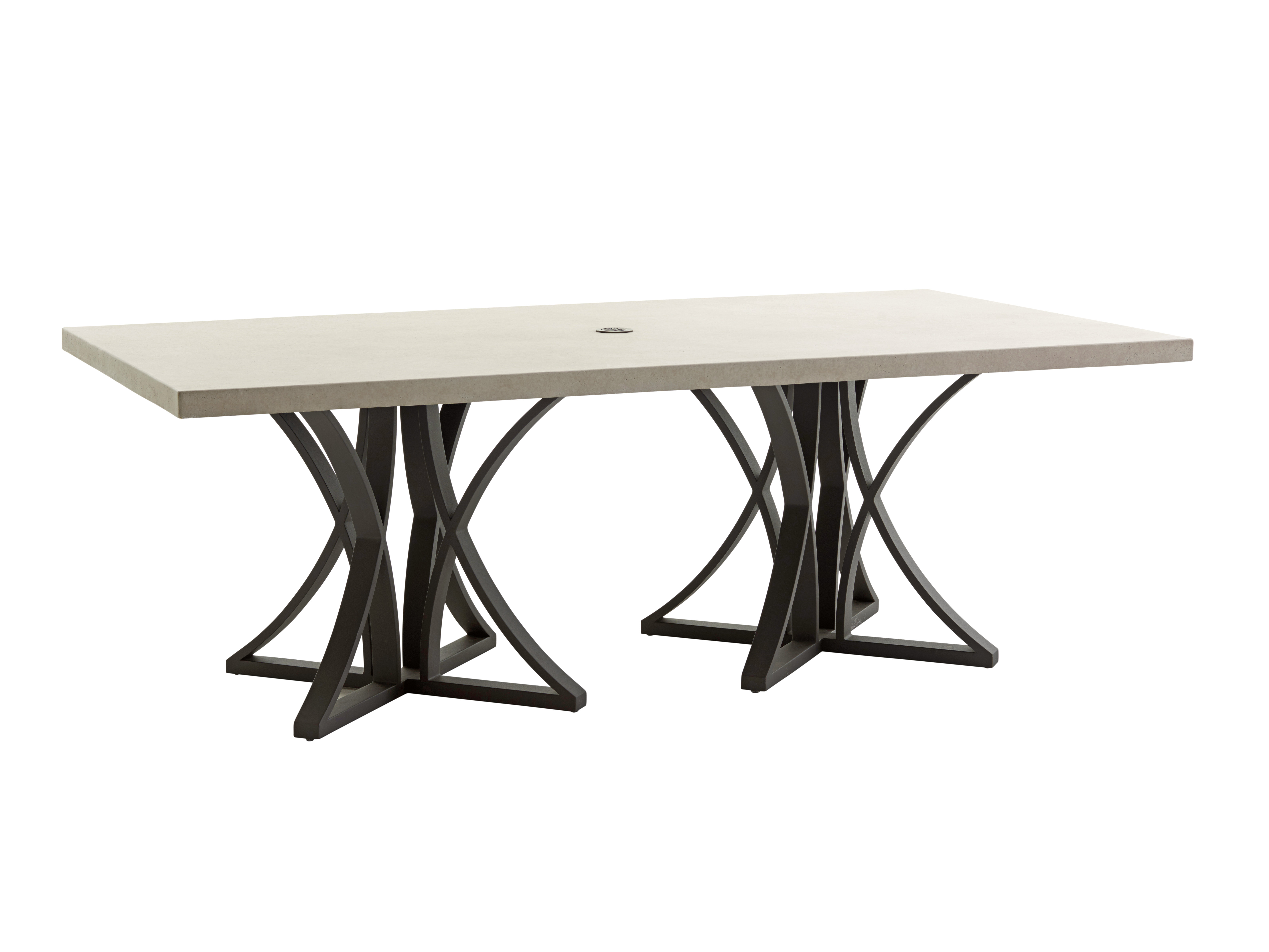 Tommy Bahama Outdoor Living Dining Table W/Weatherstone Top 