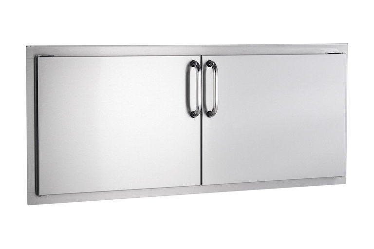  DOUBLE ACESS DOOR 16"H X 39" H WITH TUBULAR STAINLESS STEEL HANDLES 