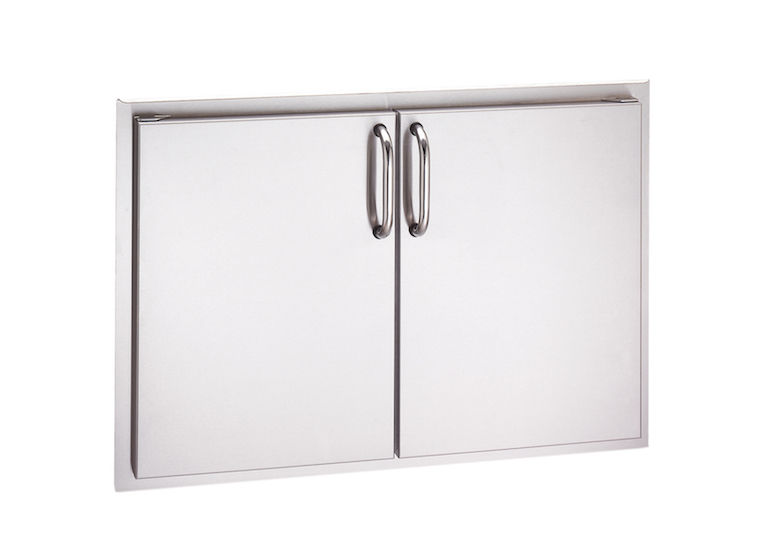  DOUBLE ACCESS DOOR 20"H X 30"W WITH TUBULAR STAINLESS STEEL HANDLES 
