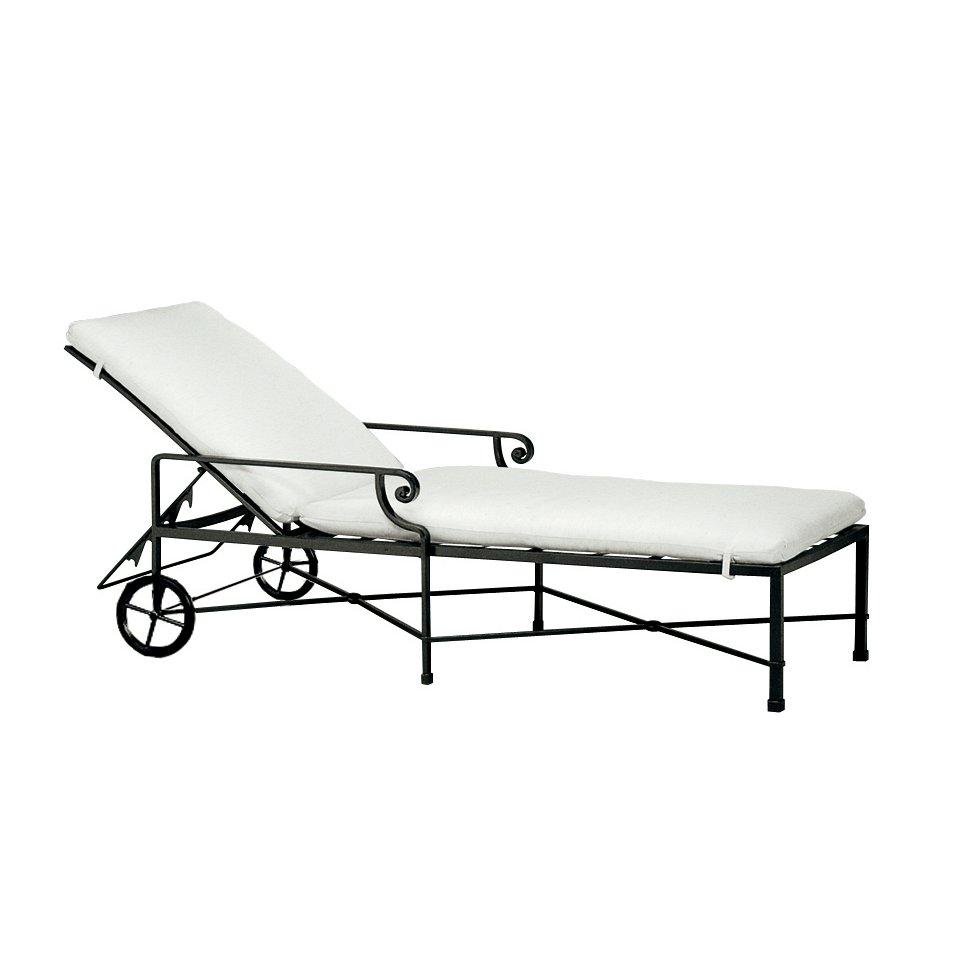  Venetian Adjustable Chaise With Wheels 