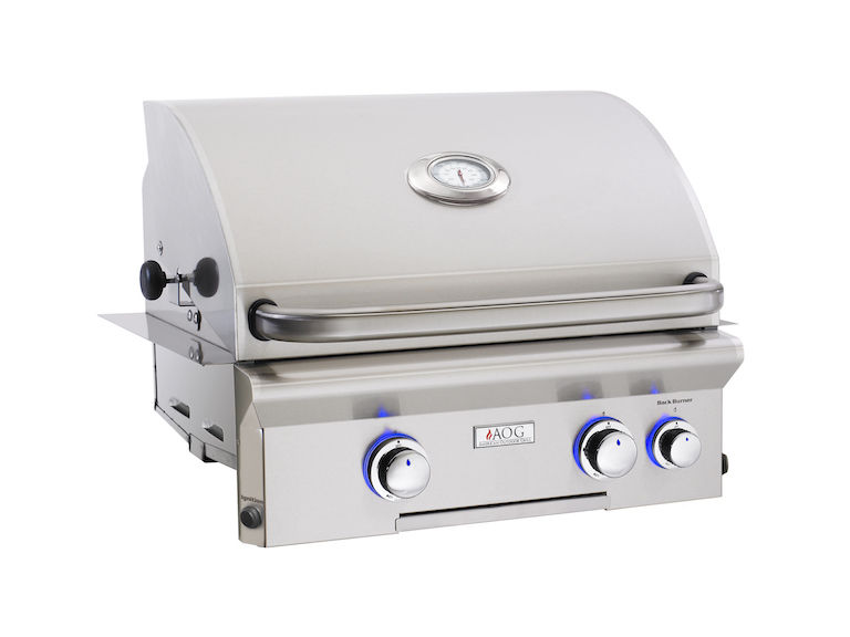  24" BUILT IN GRILL COMPLETE WITH ELECTRONIC IGNITION AND LIGHTS 