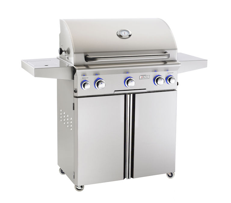  30" CART GRILL COMPLETE WITH ELECTRONIC IGNITION AND LIGHTS 