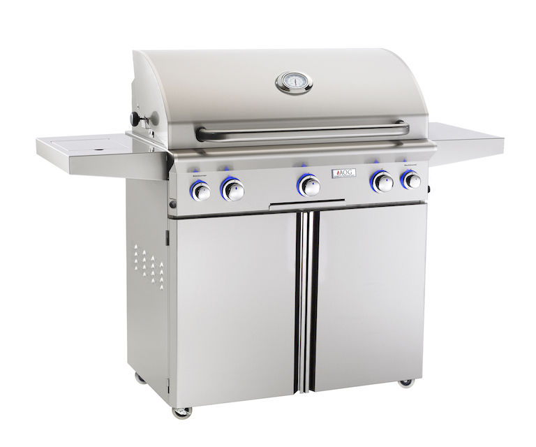  36" CART GRILL COMPLETE WITH ELECTRONIC IGNITION AND LIGHTS 