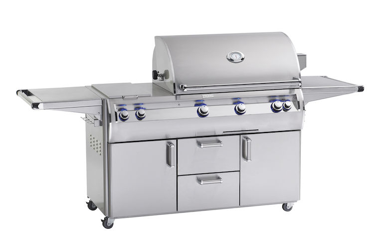  36" Echelon Diamond Grill with Analog Thermometer and Single Side Burner 