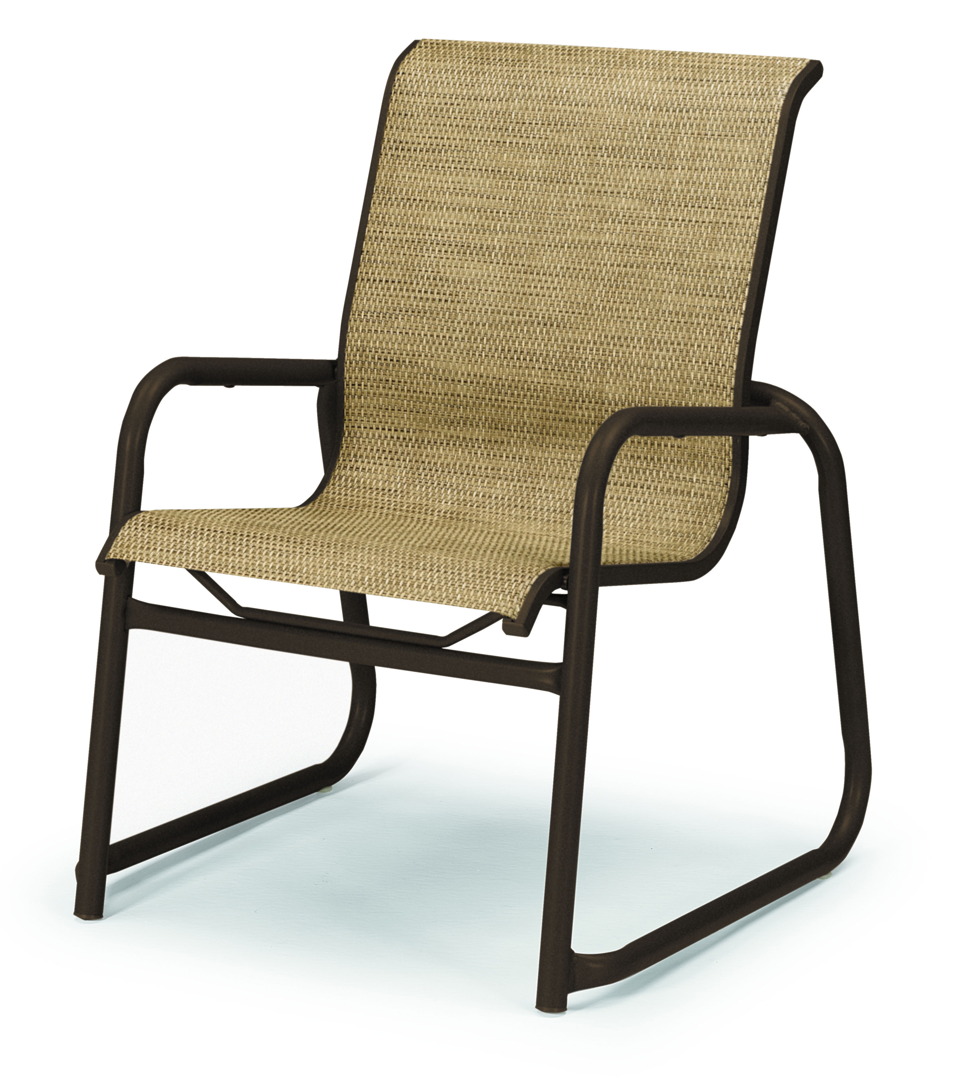  Stackable Sled Base Sling Arm Chair 