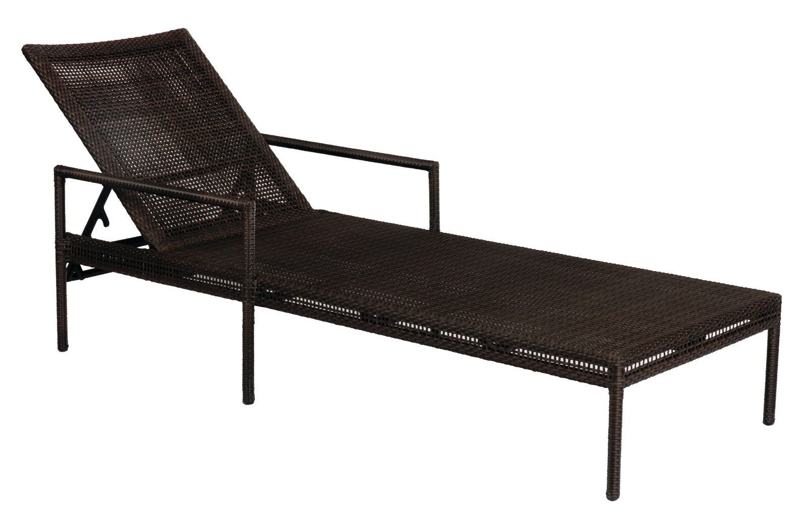  All Weather Miami Chaise Lounge Coffee 