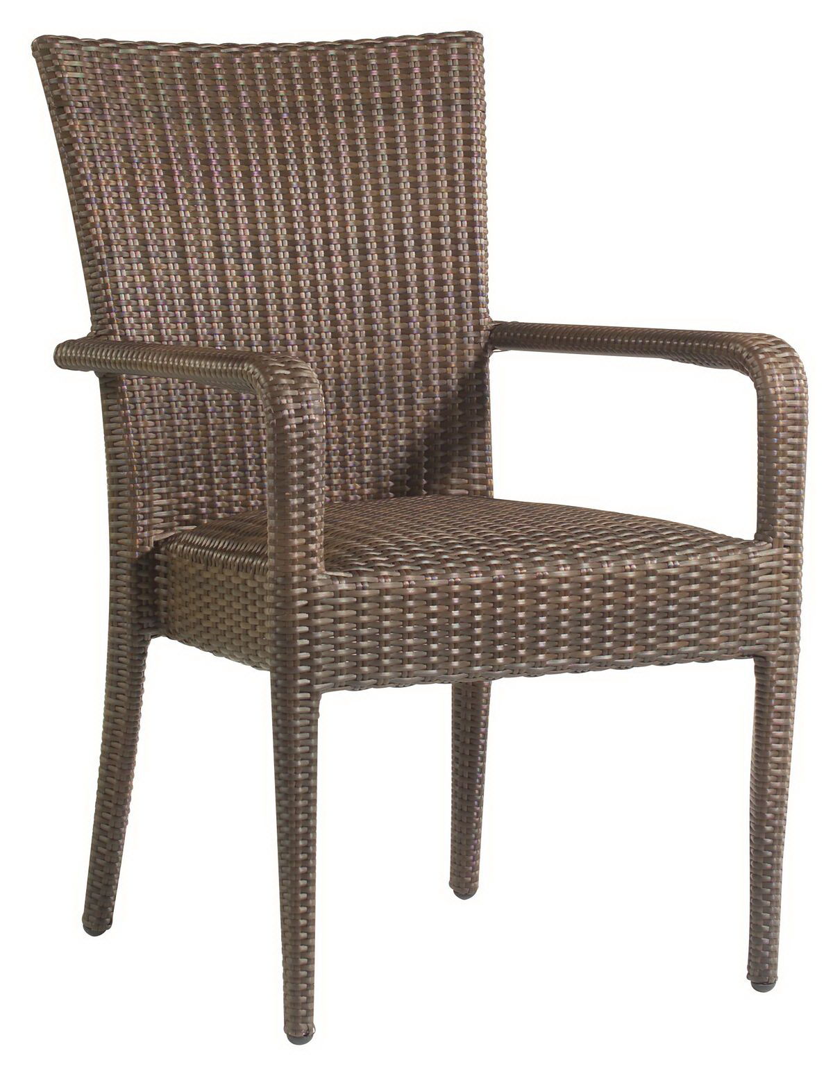  All Weather Padded Seat Dining Arm Chair 