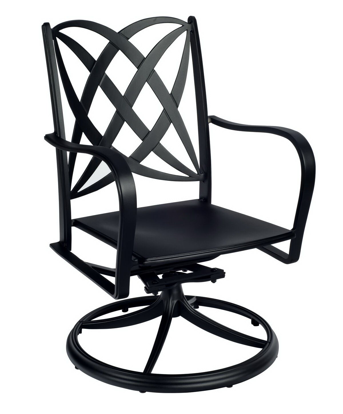  Apollo Swivel Rocker Dining Arm Chair 