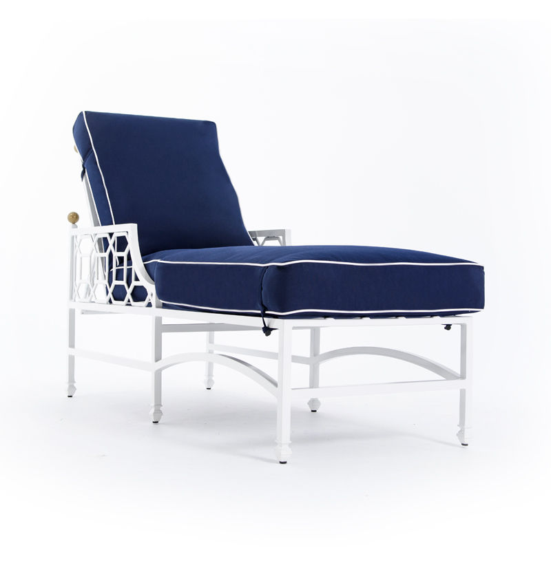 Barclay Butera Cushioned Chaise Lounge 
