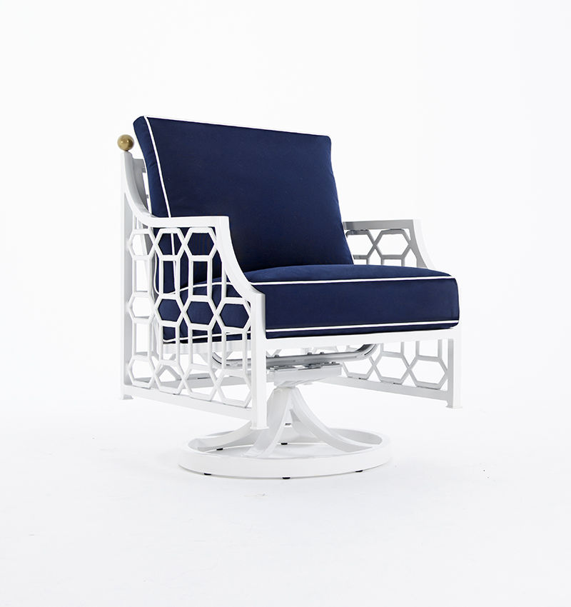  Barclay Butera Cushioned Swivel Rocker 