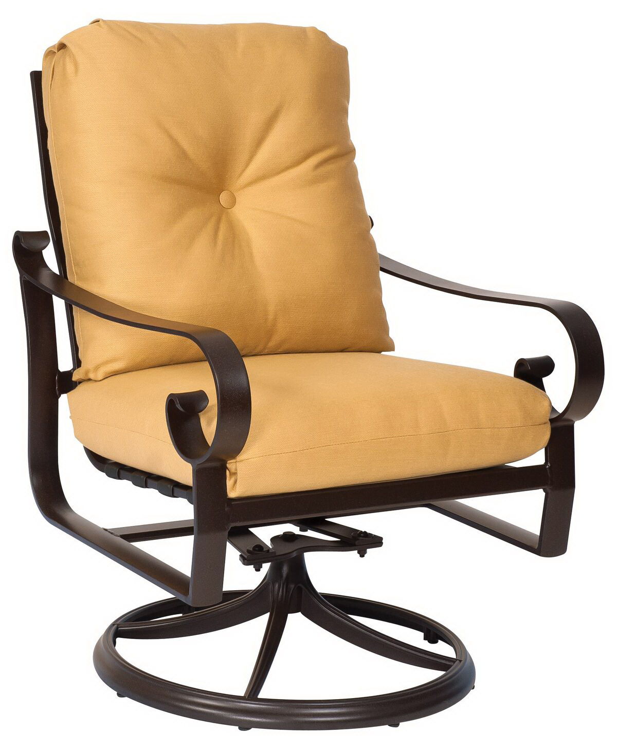  Belden Swivel Rocker Dining Arm Chair 