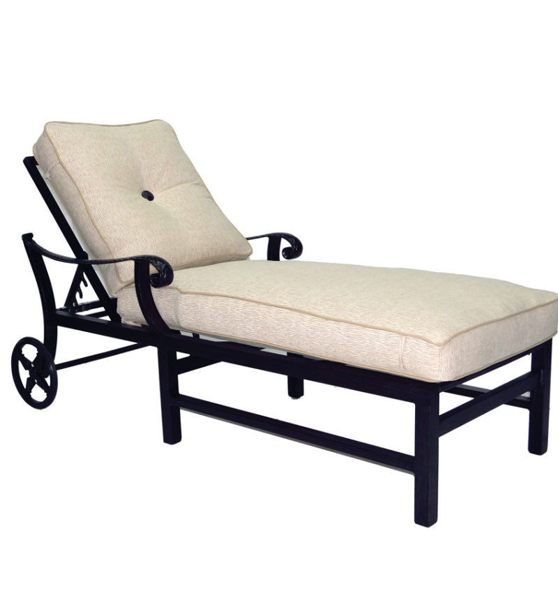  Bellagio Cushioned Chaise Lounge 