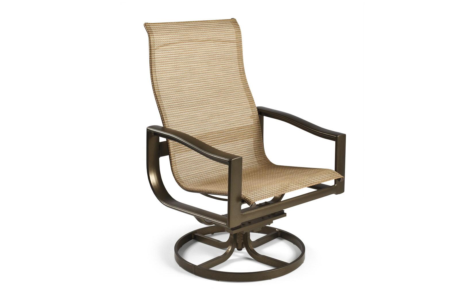  Belvedere Sling Swivel Tilt Chat Chair 