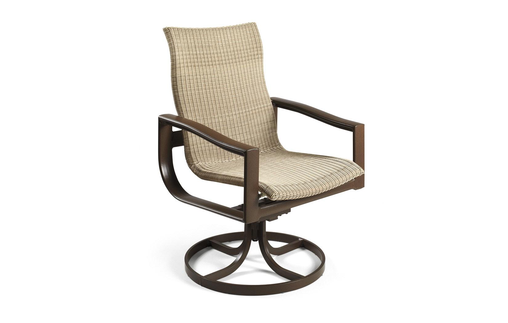  Belvedere Woven High Back Swivel Tilt Chair 