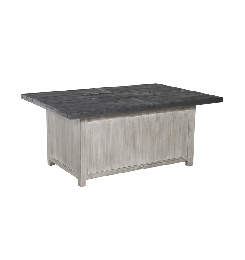  36"x52" Rectangular Coffee Table with Firepit 