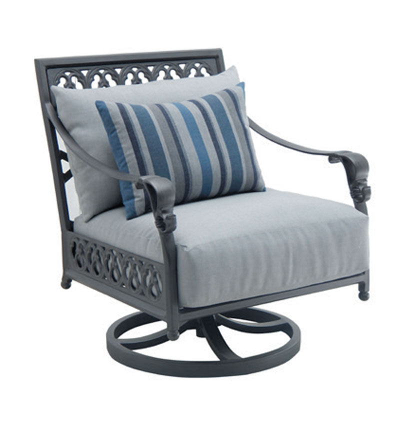  Biltmore Estate Cushioned Lounge Swivel Rocker 