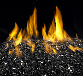  Black Fire Glass 