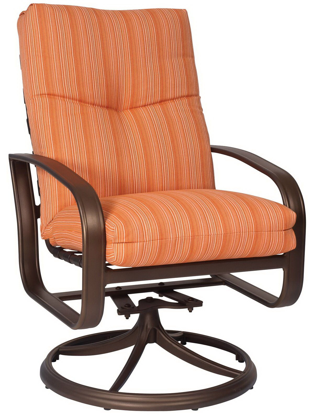  Cayman Isle Swivel Rocker Dining Arm Chair 