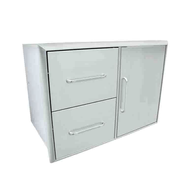  DOUBLE DRAWER AND DOOR COMBO 