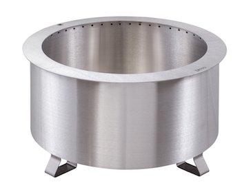  DOUBLE FLAME 24 SMOKE LESS FIRE PIT - STAINLESS STEEL 