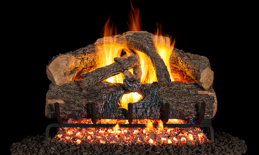 Charred Evergreen Oak Radiant Gas Logs 