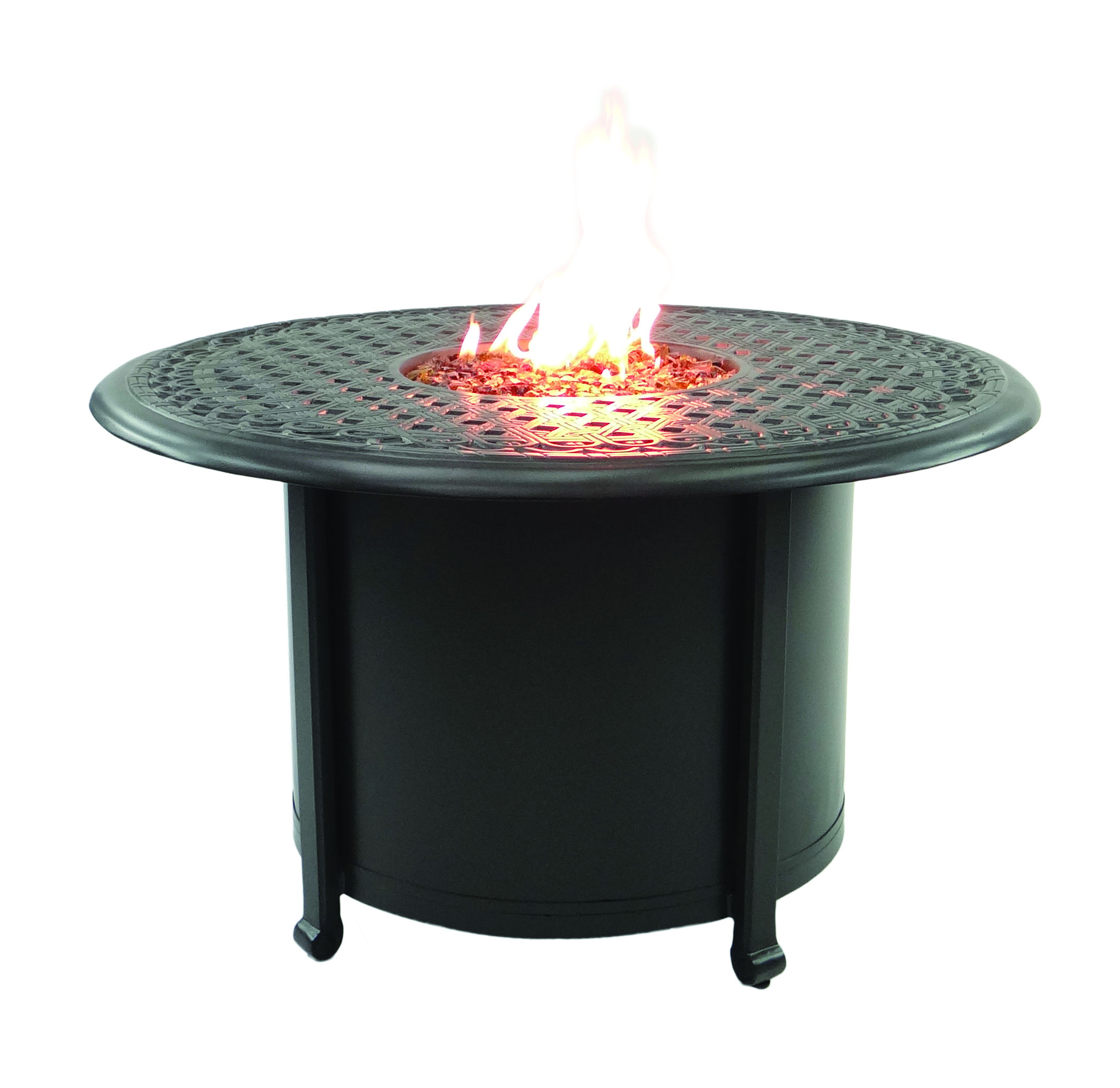  Sienna Round Firepit Coffee Table 