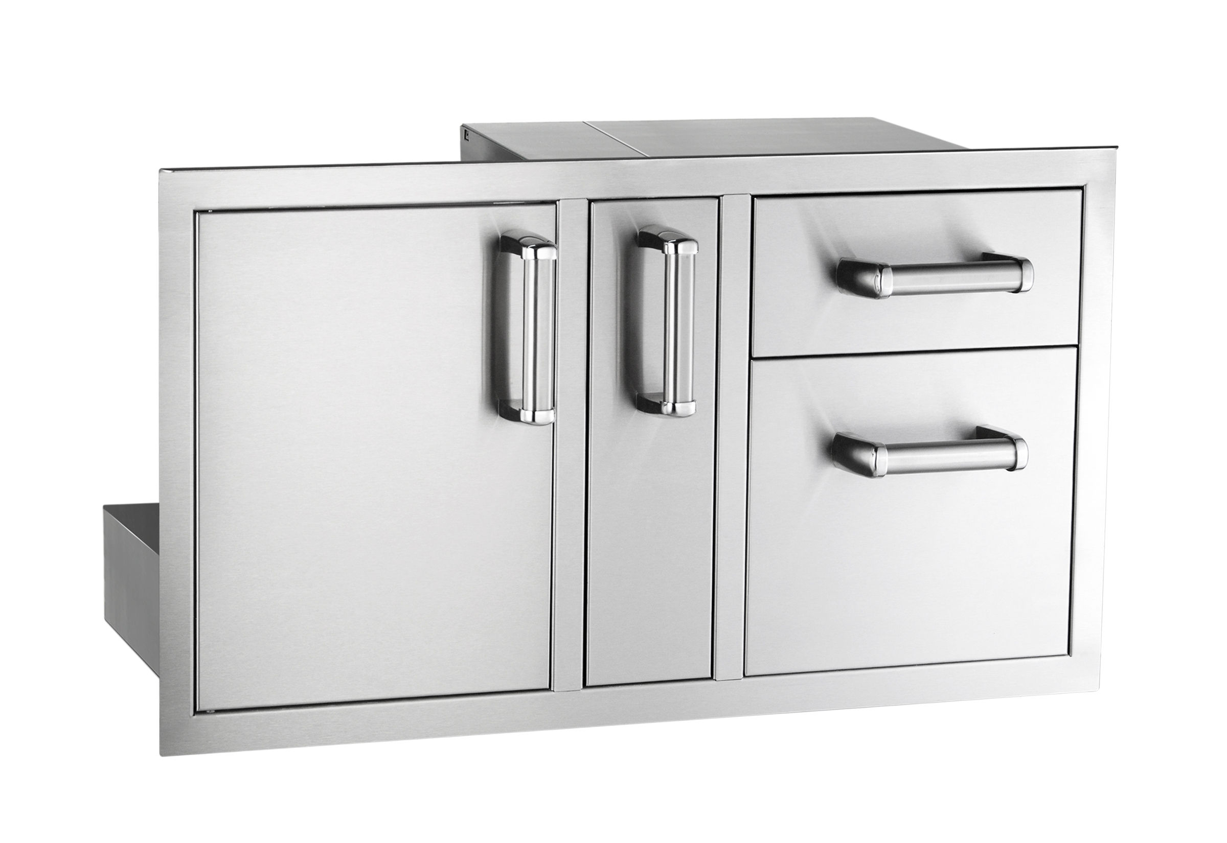  Flush Mounted Access Door W:Platter Double Drawer 