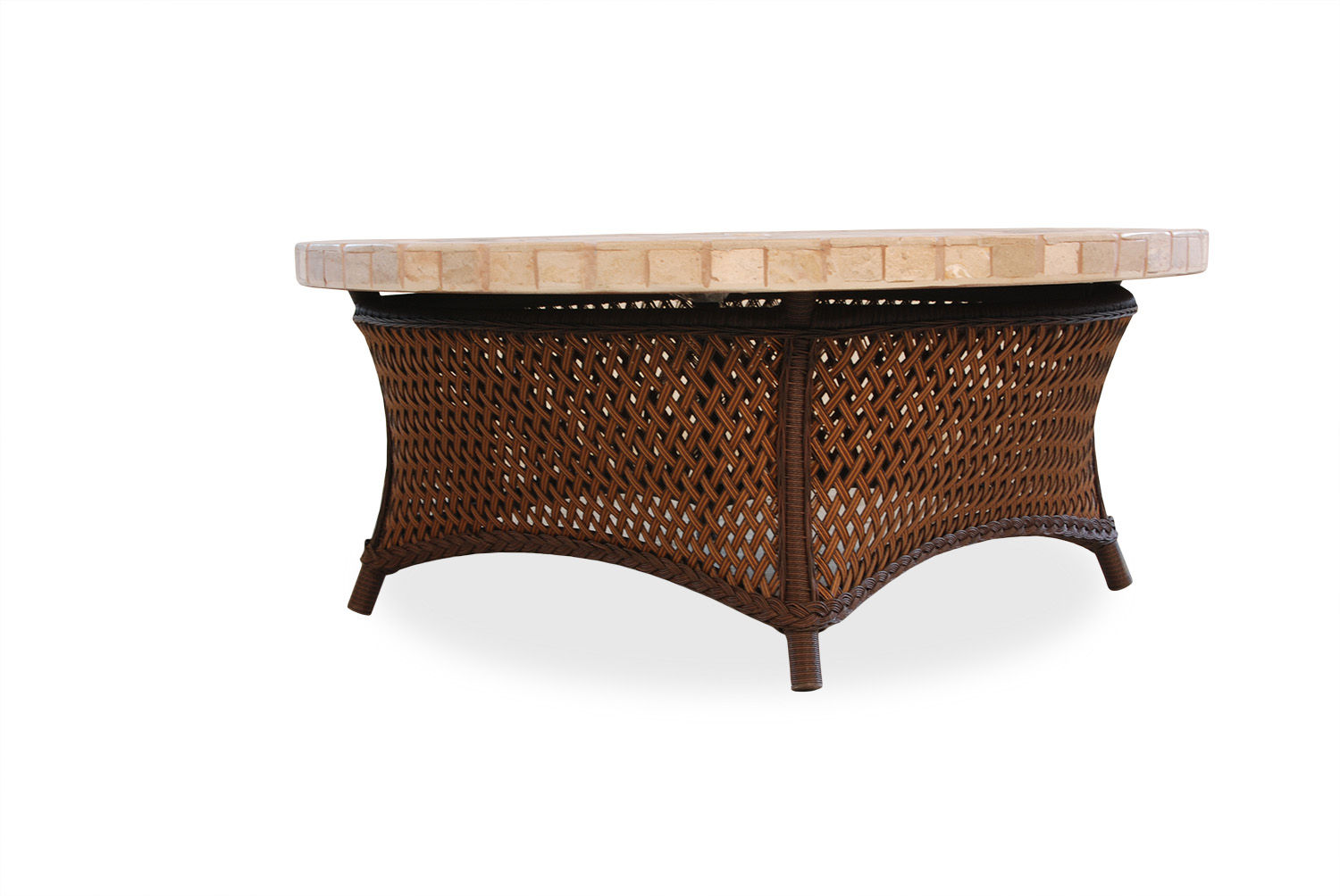  Grand Traverse 42 Round Umbrella Chat Table Mosaic 