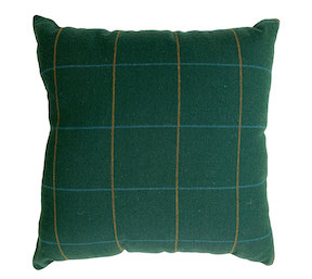  Green plaid Pillow 