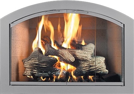  Heritage Arch Masonry Fireplace Doors 