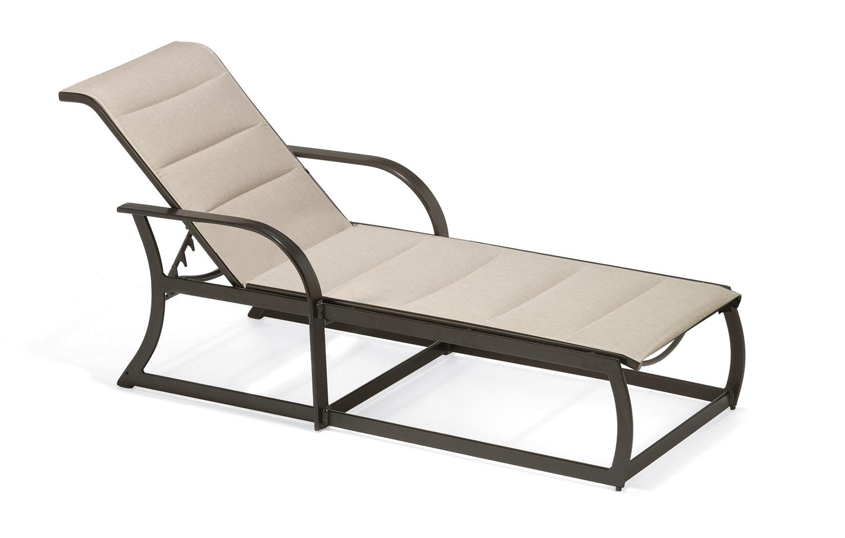  Key West Padded Sling Chaise Lounge 