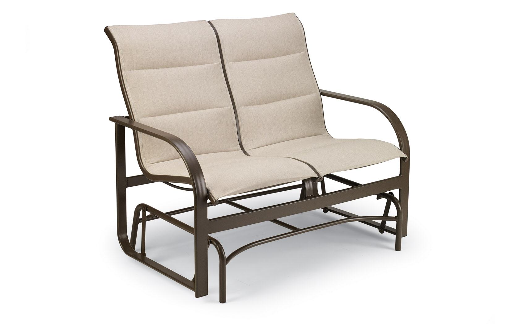  Key West Padded Sling Love Seat Glider 
