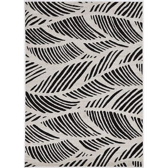  Lucia Black/white Leaf 